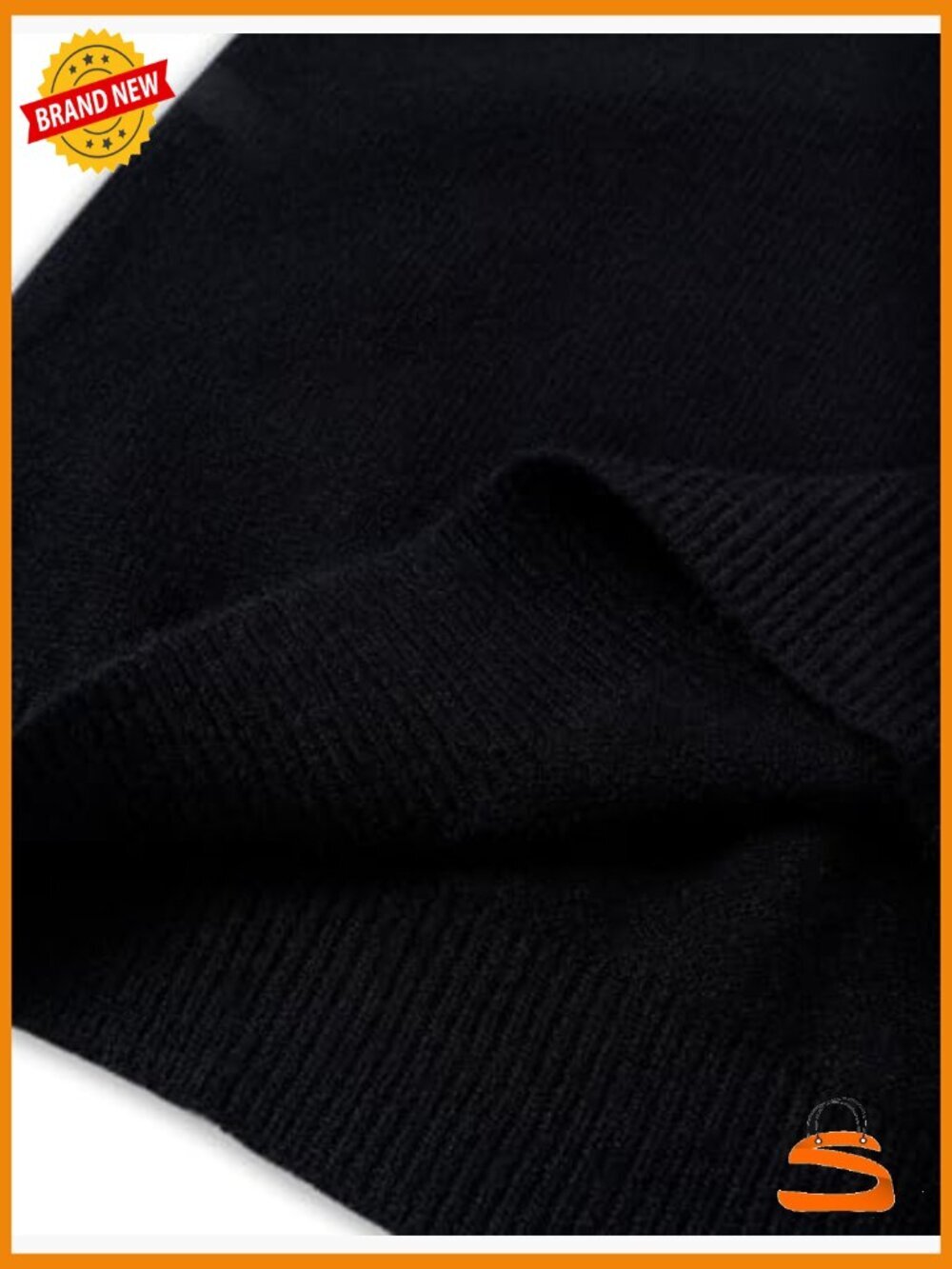 Oversized Duck Graphic Knit Crewneck Pullover Streetwear Unisex - Picture 5 of 6